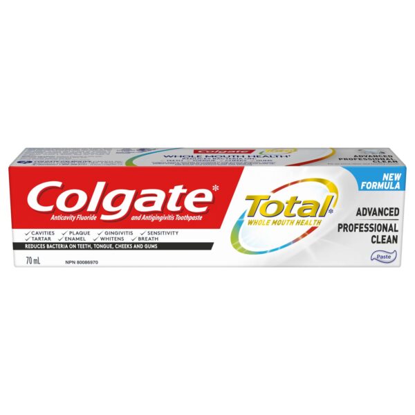 70ml box of Colgate Total Advanced Professional Clean