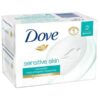 2 Pack Box of dove sensitive skin soap