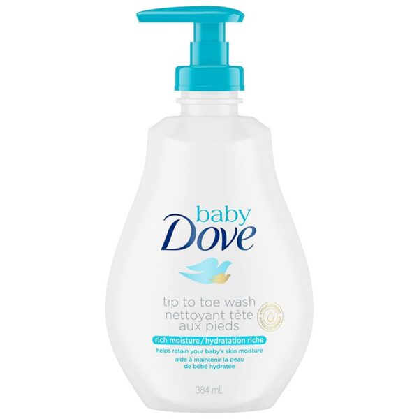 Bottle of Baby Dove Body Wash