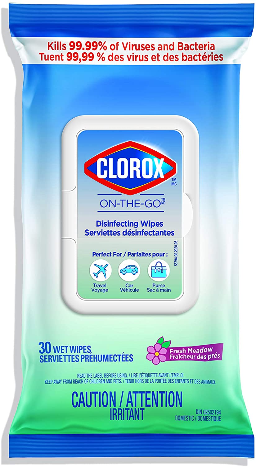 Clorox On-The-Go Disinfecting Wipes – 30-count – MyVoiceStore